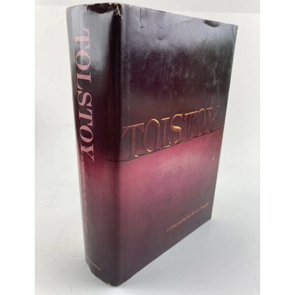Tolstoy A Biography by Henri Troyat (1967/HC/DJ) Book Club Edition Hardcover Do - Picture 9 of 11